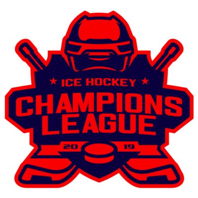 Champions League Ice Hockey logo template Thumbnail