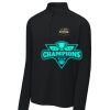 FW Bourbon - Sport Wick ® Stretch 1/4 Zip Pullover Thumbnail