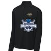 FW Bourbon - Sport Wick ® Stretch 1/4 Zip Pullover Thumbnail