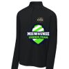 FW Bourbon - Sport Wick ® Stretch 1/4 Zip Pullover Thumbnail
