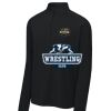 FW Bourbon - Sport Wick ® Stretch 1/4 Zip Pullover Thumbnail