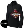 FW Bourbon - Women's Sport Wick ® Stretch 1/4 Zip Pullover Thumbnail