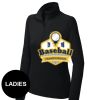 FW Bourbon - Women's Sport Wick ® Stretch 1/4 Zip Pullover Thumbnail