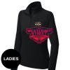FW Bourbon - Women's Sport Wick ® Stretch 1/4 Zip Pullover Thumbnail