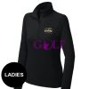 FW Bourbon - Women's Sport Wick ® Stretch 1/4 Zip Pullover Thumbnail