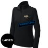 FW Bourbon - Women's Sport Wick ® Stretch 1/4 Zip Pullover Thumbnail