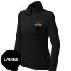 FW Bourbon - Women's Sport Wick ® Stretch 1/4 Zip Pullover Thumbnail