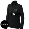 FW Bourbon - Women's Sport Wick ® Stretch 1/4 Zip Pullover Thumbnail